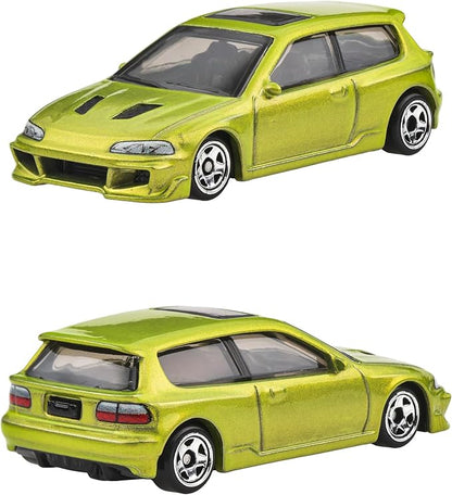 Hot Wheels 986K-HNR88 Fast and Furious Theme Assortment - Racing Course Vehicle Toy Mini Car, Pack of 10, Sold in Box, 3 Years Old and Up Multi