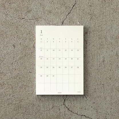Midori 22278006 MD Notebook Diary, Notebook Stickers, 2024, M, Monthly (Starts December 2023) (S (Seal)