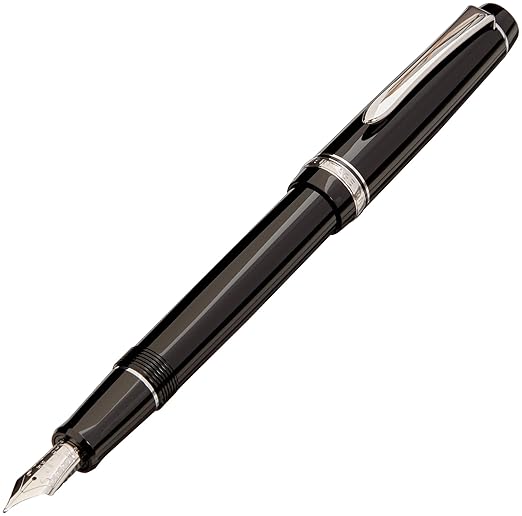 Pilot Fountain Pen Custom Heritage 91, SM-Nib, Black Body (FKVH-1MR-BSM)
