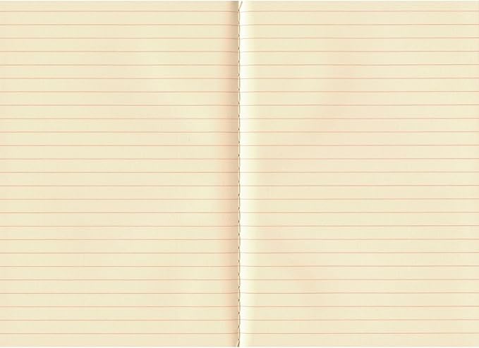 Life Notebook Vermilion B6 Horizontal Ruled N67 White