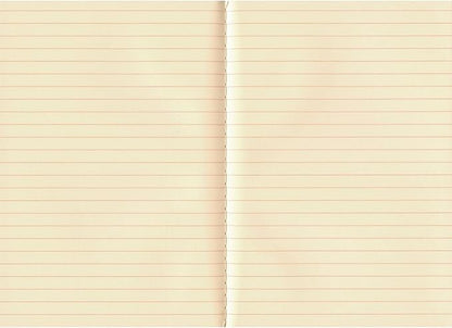 Life Notebook Vermilion B6 Horizontal Ruled N67 White
