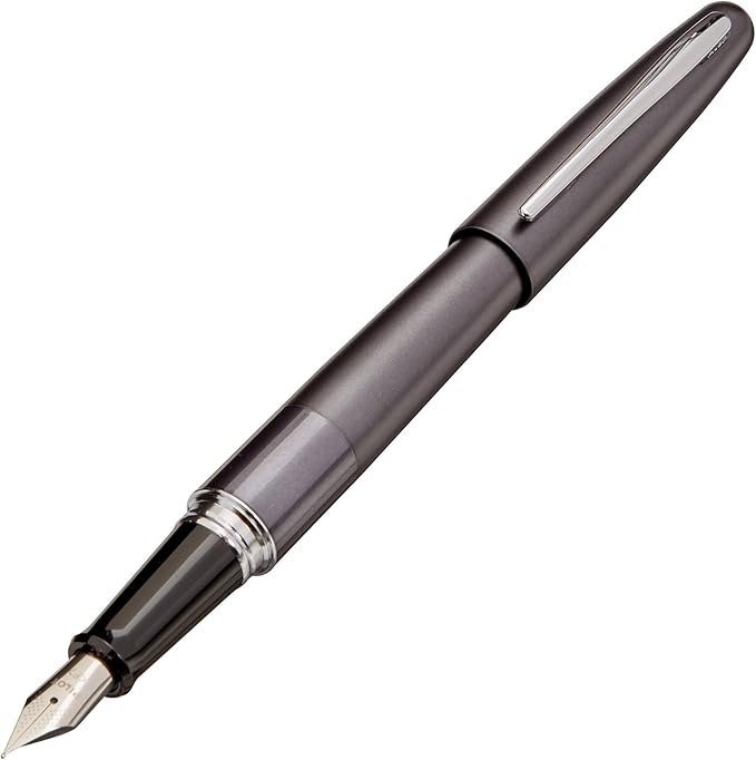Pilot Cocoon Fountain Pen Fine Nib Metalic Gray Body (FCO-3SR-MGY-F)