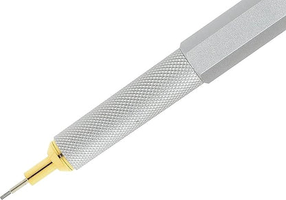 Rotring 800 Retractable 0.7mm Mechanical Pencil - Silver