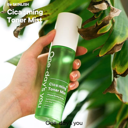 One-day's You Cicaming Toner Mist 3.4 fl oz (100 ml) Lotion, Calming Mist Booster, Spray Mist, Moisturizing