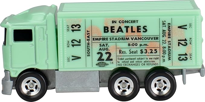 Hot Wheels Pop Culture - The Beatles Highway Howler (Green) Ride On Toy Mini Car 3 Years Old Green HVJ45