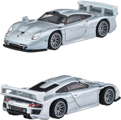 Hot Wheels Premium Collector Set Assortment - Advan Racing Team Vehicle Toy Minicar 4 Cars Ages 3 Years Old and Up Multi 987C-GMH39