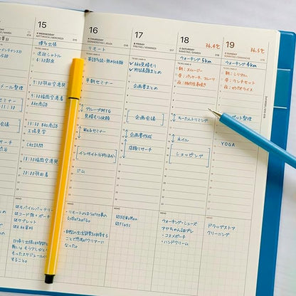 Laconic LAD98-260WH 2026 Weekly Notebook, A5, Year Issue, White (Starts on December 2025)