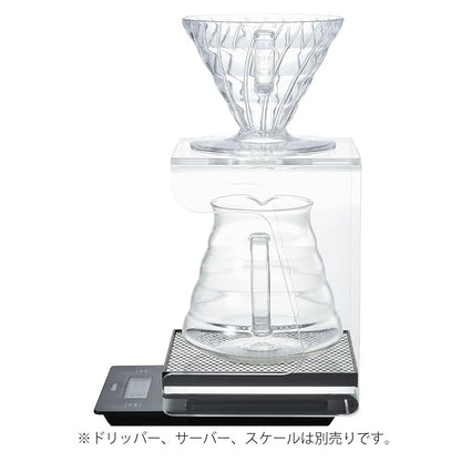 Hario VSS-1T Acrylic Stand with Drip Tray for V60 Coffee Dripper