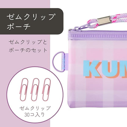 RAYMAY Fujii KM1175P Pouch KUM Clip Pouch with Zem Clip, Pink