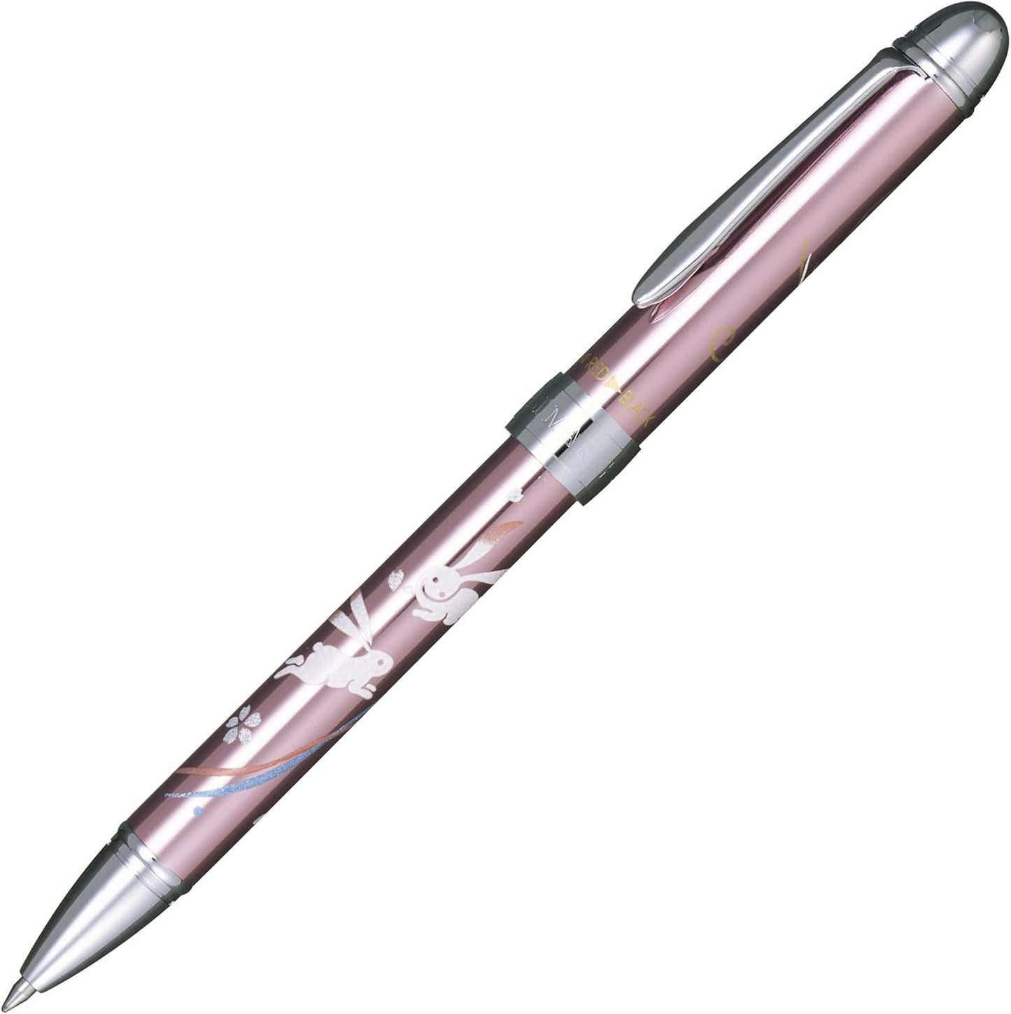 Sailor Ballpen  2 Color + Sharpener Elegant Maki-e Weeping Cherry Blossom White 16-0344-210