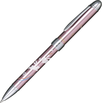 Sailor Ballpen  2 Color + Sharpener Elegant Maki-e Weeping Cherry Blossom White 16-0344-210