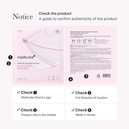 Medicube Salmon DNA PDRN Pink Collagen Jelly Mask pack of 1