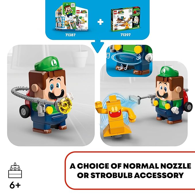 LEGO Super Mario Luigi'S Mansion Lab And Poltergust Expansion Set 71397 Building Kit For Kids Aged 6 And Up (179 Pieces)|Multicolor