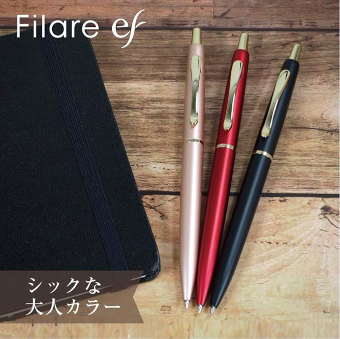 Zebra P-BAS86-BK Oil-based Ballpoint Pen, Fillale ef 0.5, Black (whites)