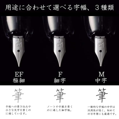 Platinum Fountain Pen - Curidas. (Urban Green, Medium)