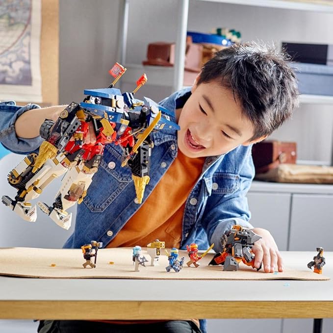 LEGO Ninjago  Ninja Ultra Combo Mech 71765 Building Kit (1,104 Pcs),Multicolor
