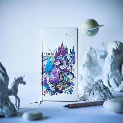 Hobonichi 2025 Weeks, English Version, Masamune Kusano x Junaida, Purple Night, Beginning in January, Weekly Notebook, Weekly Left, Slim Vertical