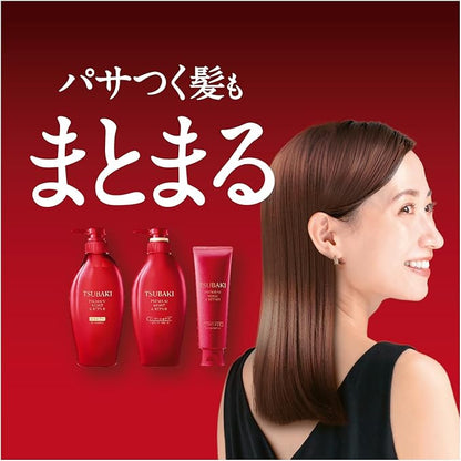 TSUBAKI Shampoo Conditioner Set Bottle + Free [Premium Moist & Repair] Glossy, Oil Force, Moisturizing, Cohesion, Drying, UV Ray