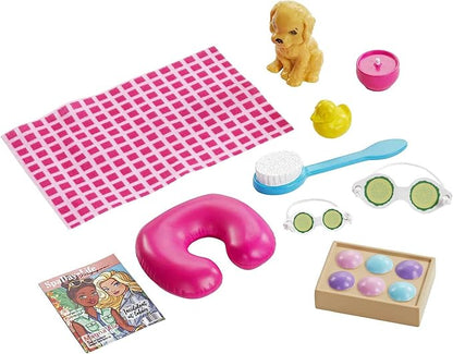 Barbie GJG55 Fashion & Beauty Barbie Spa Set, Dress Up Doll, Accessory