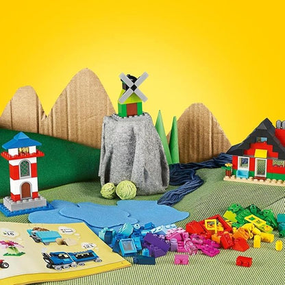 LEGO 11008 Classic Bricks and Houses Building Set, Preschool Toys for 4+ Year Old with 6 Easy-to-Build Models, Multicolor (270 Pieces)