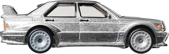 Hot Wheels Car Culture Modern Classics Mercedes Benz 190 E 2.5-16 Evolution II Vehicle Toy Mini Car  Silver HRV98