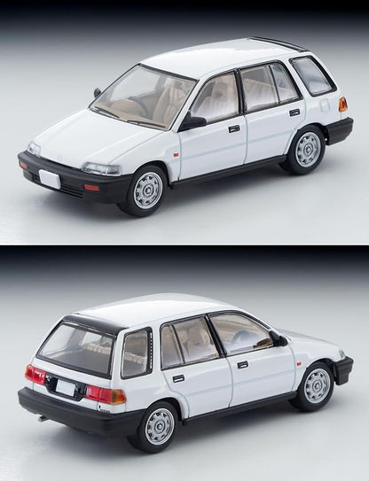 Tomytec 333968 Tomica Limited Vintage Neo 1/64 LV-N338a Honda Civic Pro White Finished Product