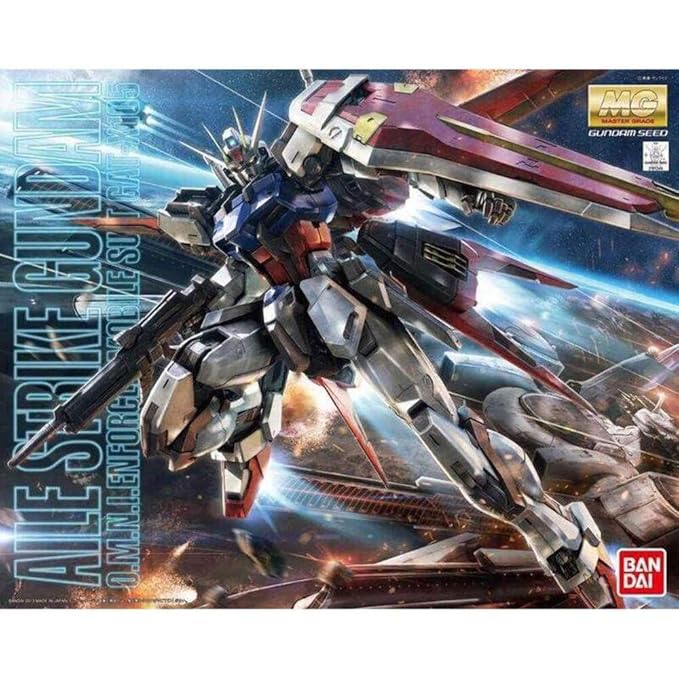 Bandai Hobby MG Aile Strike Gundam Ver. RM 1/100 Scale Action Figure Model Kit