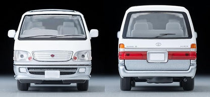 Tomica Limited Vintage Neo 1/64 LV-N216d Toyota HiAce Wagon Super Custom G White/Silver 2001 Model Toy Car, Assembled Product