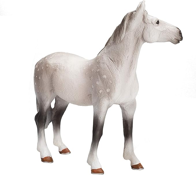 Mojo  Orlov Trotter Dongle Grey Realistic Horse Toy Replica Hand Painted Figure