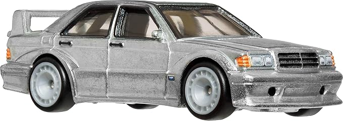 Hot Wheels Car Culture Modern Classics Mercedes Benz 190 E 2.5-16 Evolution II Vehicle Toy Mini Car  Silver HRV98