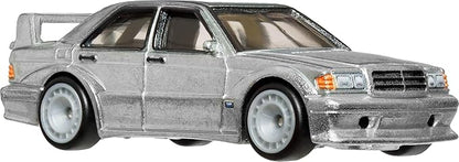 Hot Wheels Car Culture Modern Classics Mercedes Benz 190 E 2.5-16 Evolution II Vehicle Toy Mini Car  Silver HRV98