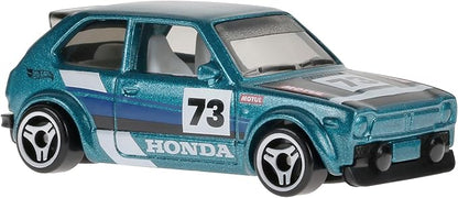 Hot Wheels HXR19 Basic Car '73 Honda Civic Custom Vehicle Toy Mini Car 3 Years Old Green