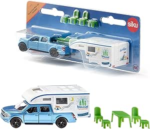 SIKU SK1693 Ford F150 Pickup Camper, Ages 3 and Up