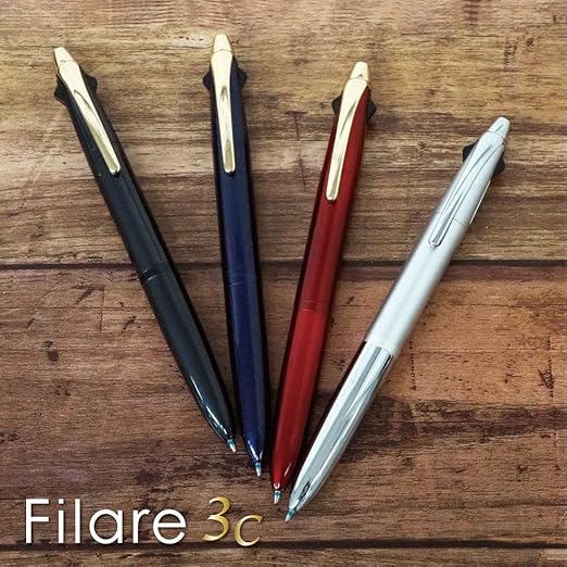 Zebra 3-color ballpoint pen Fillerle 3C 0.7mm Black P-B3A12-BK
