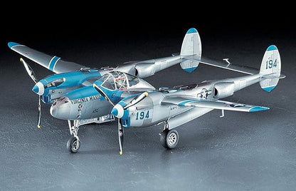 Hasegawa 1/48 US Army P-38J Lightning Virginia Marie Plastic Model JT1