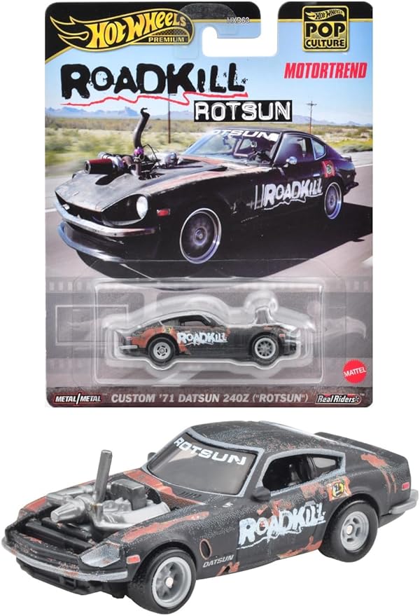Hot Wheels Pop Culture ROADKILL ROTSUN - Custom '71 Datsun 240Z
