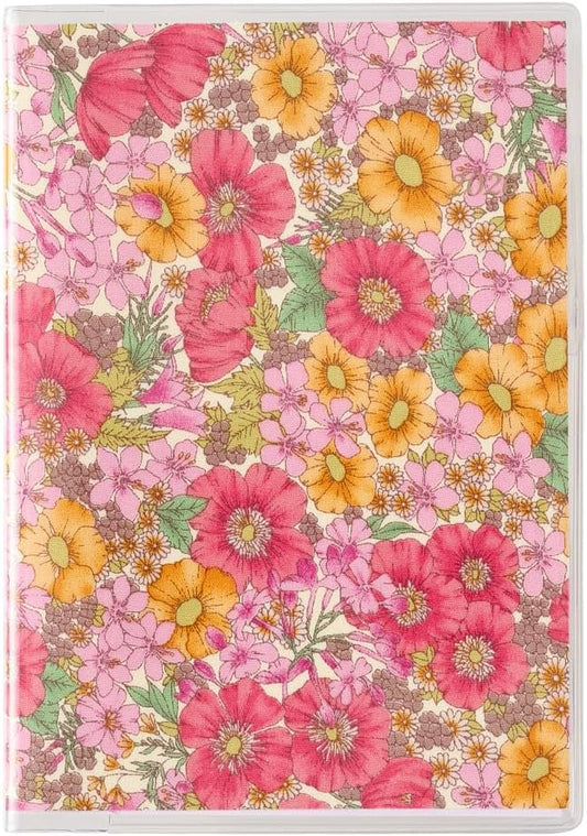 Noritsu Pagem Planner, 2026, A6, Monthly Liberty Print, Gloria Flowers 2335 (Begins November 2025)