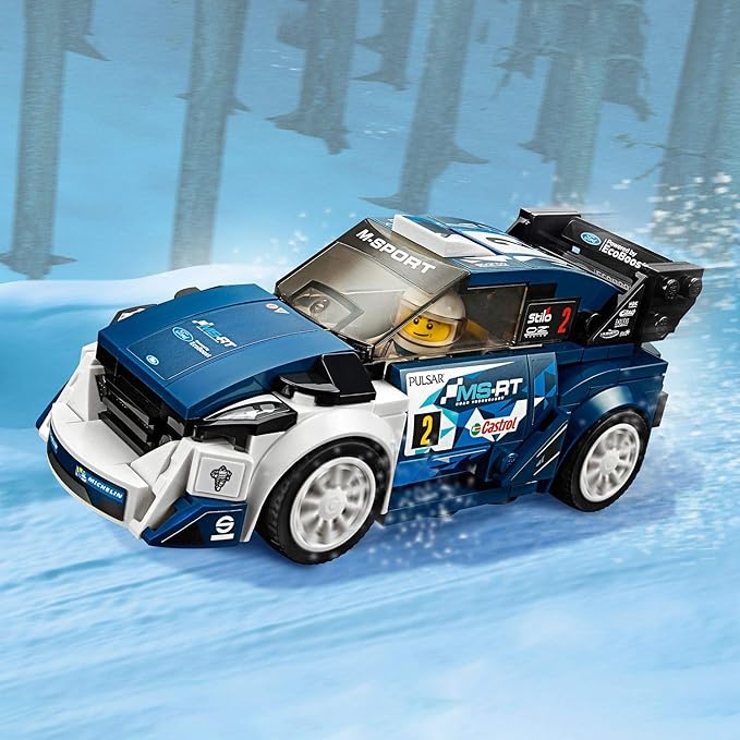 LEGO Speed Champions Ford Fiesta M-Sport WRC Building Blocks Car for Kids 7 to 14 Years (203 Pcs) 75885,Multicolor