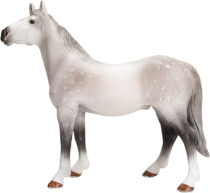 Mojo  Orlov Trotter Dongle Grey Realistic Horse Toy Replica Hand Painted Figure