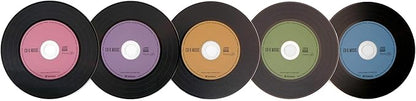 Verbatim AR80FHX30SV7 Verbatim Music CD-R Record Design, 80 Minutes, 30 Sheets, Color MIX, Phono-R