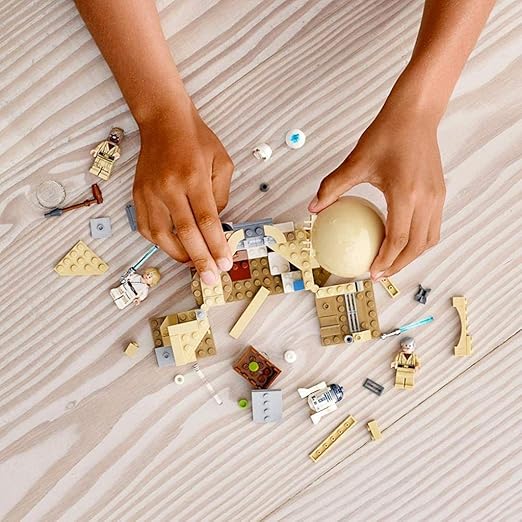 LEGO 75270 Star Wars OBI-Wan’s Hut Building Set with Princess Leia Hologram, A New Hope Movie Series