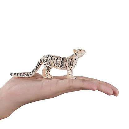 Mojo Fun 387172 Clouded Leopard - Realistic Wild Cat Toy Replica