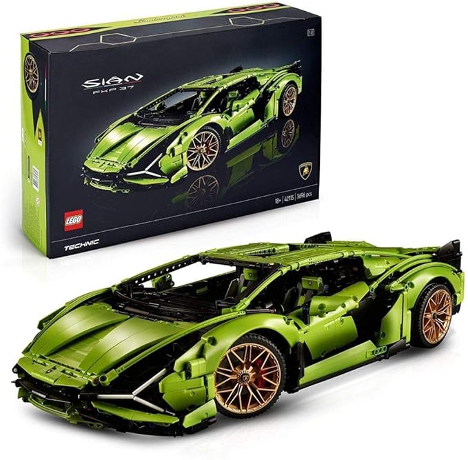 LEGO Technic Lamborghini Si¡n FKP 37 (42115) Model Car Building Kit (3,696 Pieces), Multicolor