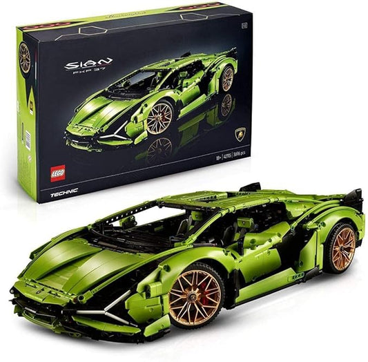 LEGO Technic Lamborghini Si¡n FKP 37 (42115) Model Car Building Kit (3,696 Pieces), Multicolor