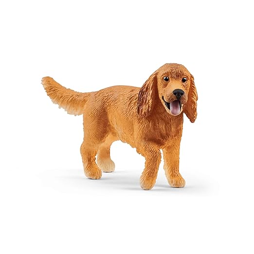 Schleich Farm World, Animal Figurine, Farm Toys for Boys and Girls 3-8 Years Old, English Cocker Spaniel