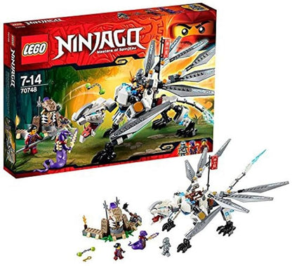 LEGO Ninjago Titanium Dragon Building Block Toy,Multi Color, 360 Pcs