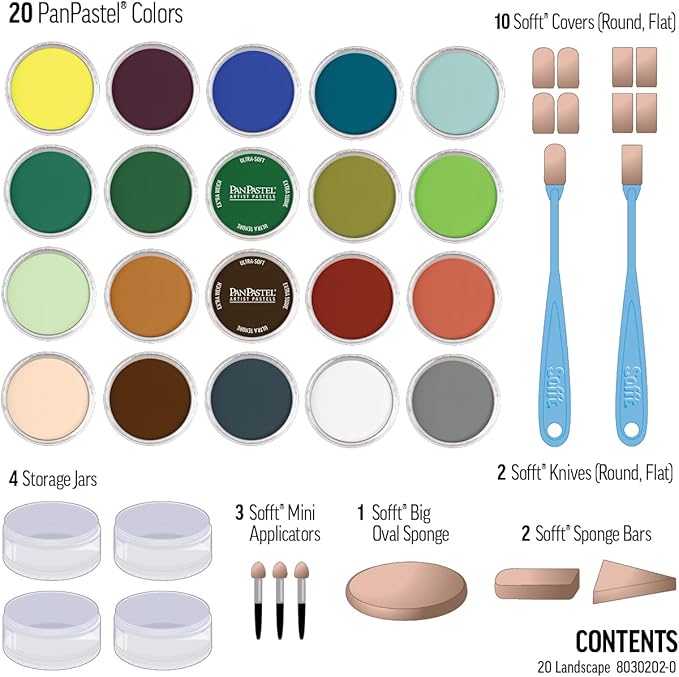 Panpastel Ultra Soft Artist Pastel Landscape Set