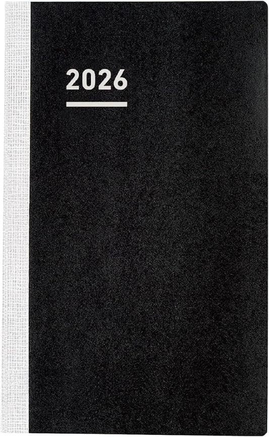 Kokuyo Jibun Notebook Biz Mini 2026 Diary Refill, Monthly, Weekly B6 Slim Ni-JBRM-26, Starts on December 2025
