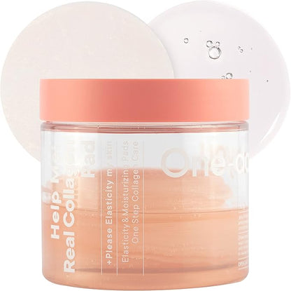 One-Day's You Help Me! + Real Collagen Pads, Toner Pads, Lotion Wiping Pads, Skin Care, Exfoliating Care, Pore Care, Toner, Official Japanese Product