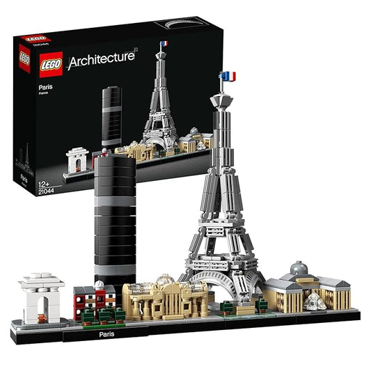 LEGO Architecture Paris Building Blocks for Kids (649 Pcs) 21044, Multicolor